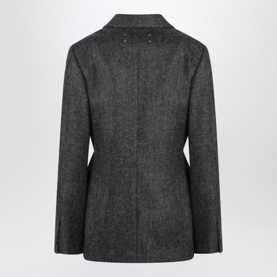  마르지엘라 가죽 자켓 S29BN0412M35569 Grey - MAISON MARGIELA