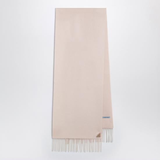 25FW 프라다 삼각 로고 실크 캐시미어 머플러 1FS0652COP Pink