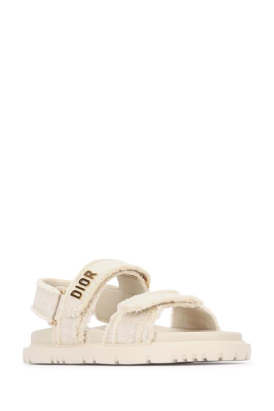 25FW 디올 샌들 KCO380FOB26U NATURAL DOM - DIOR