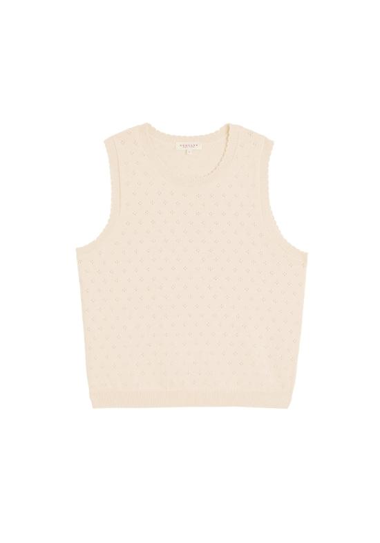  데미리 뉴욕 민소매 티셔츠 데밀리 엘리너 포인텔 코튼 탑 - DEMYLEE