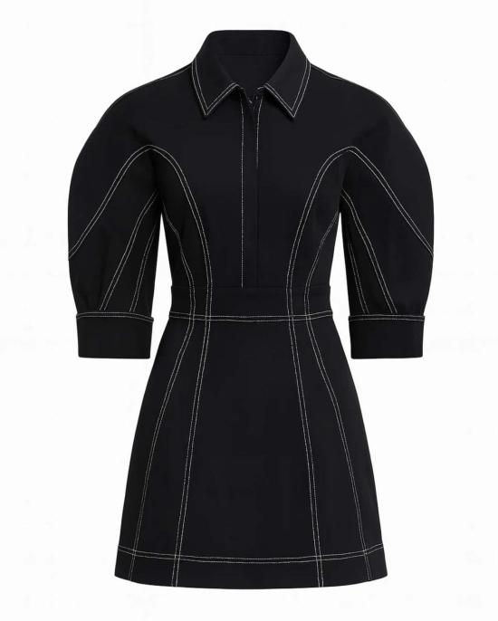  아클레어 숏 원피스 에이클러 버웰 미니 드레스 블랙