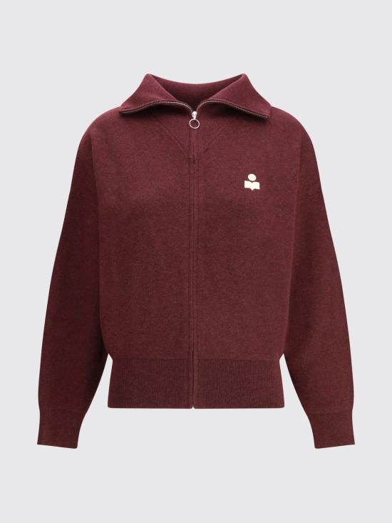 25FW 이자벨마랑에뚜왈 AXELLE 악셀 집업 가디건 CA0004FBA3L75E 80BY Burgundy