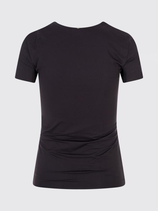 25FW 스포트막스 반팔 티셔츠 2522946091600 001 Black - SPORTMAX