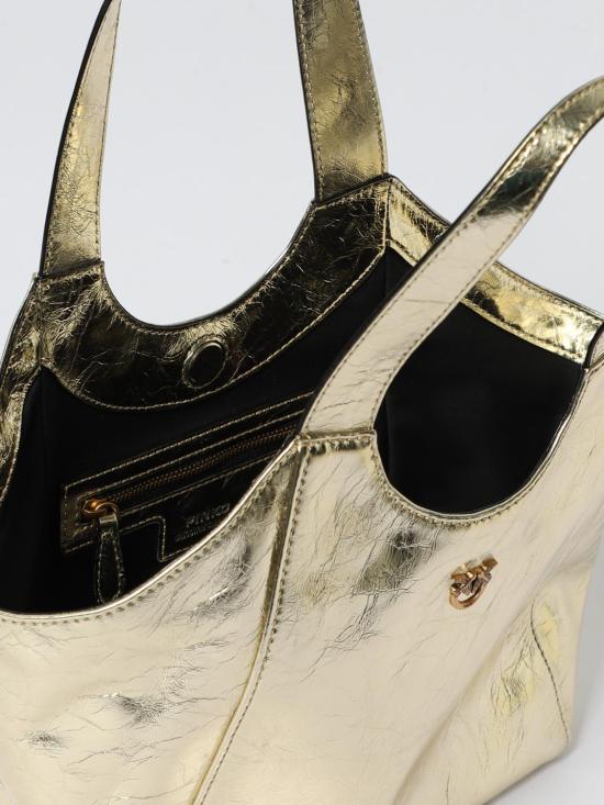 25FW 핑코 토트백 104645A2OT ZZLQ Gold - PINKO