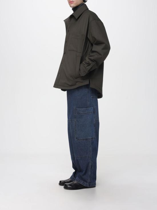 25FW 자크뮈스 긴팔 셔츠 OUM00116AW00670 580 Kaki - JACQUEMUS