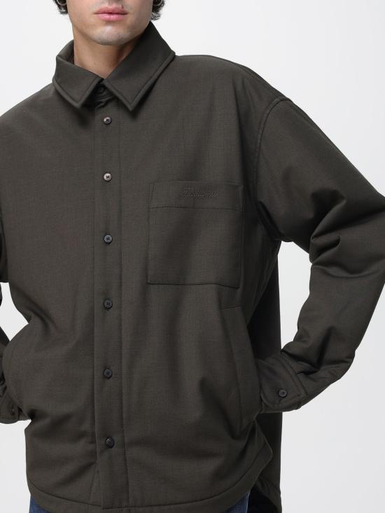 25FW 자크뮈스 긴팔 셔츠 OUM00116AW00670 580 Kaki - JACQUEMUS