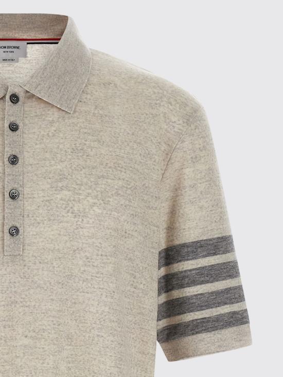 25FW 톰브라운 폴로 티셔츠 MJP228AJ0213 050 Beige - THOM BROWNE