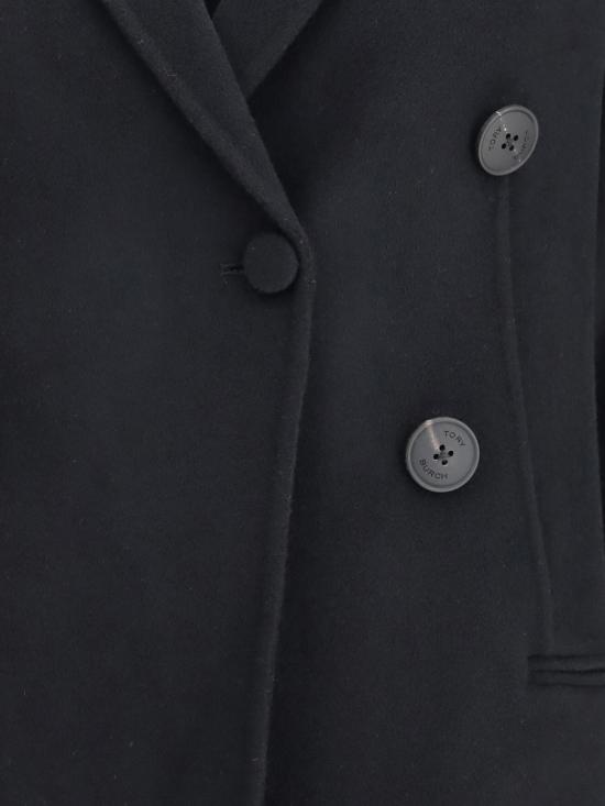 25FW 토리버치 코트 176370 001 Black - TORY BURCH