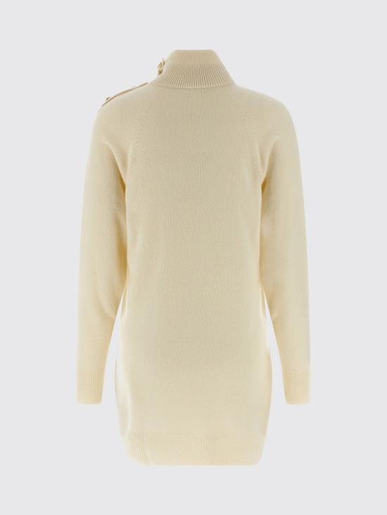 25FW 발망 롱 원피스 FF0R9382KI87 0KA Beige - BALMAIN
