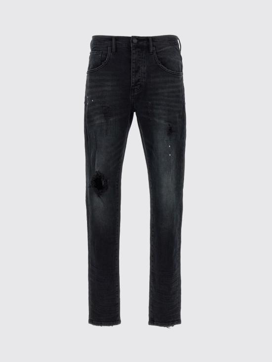 25FW 퍼플 브랜드 데님 팬츠 P002BLR BLACKREPAIR Black