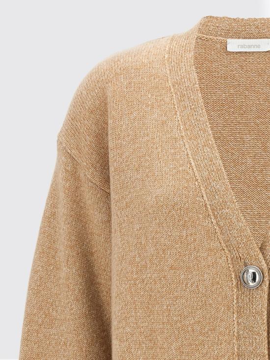 25FW 파코라반 가디건 24AMPU288ML0287 V929 Beige - PACO RABANNE