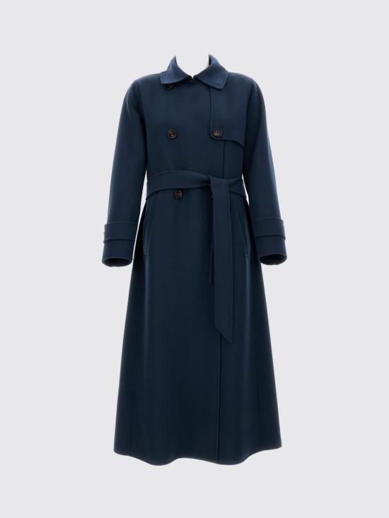 25FW 에스막스마라 셈 더블 코트 2529016041600 092 Blue - 'S MAX MARA