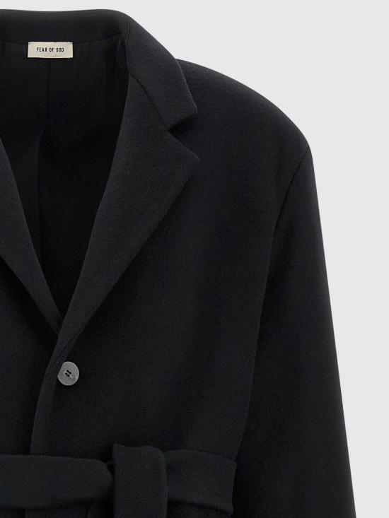 25FW 피어오브갓 코트 FG25FW64645MEL Black - FEAR OF GOD