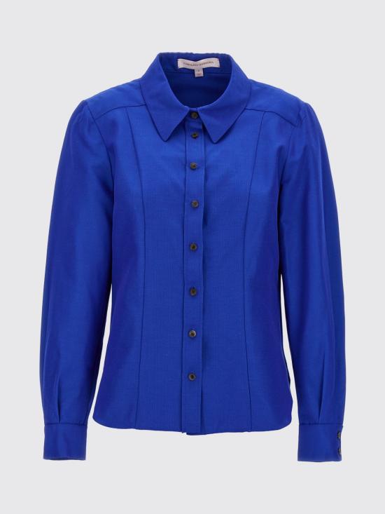 25FW 캐롤리나 헤레라 셔츠 R2511N209CFA 028 Blue