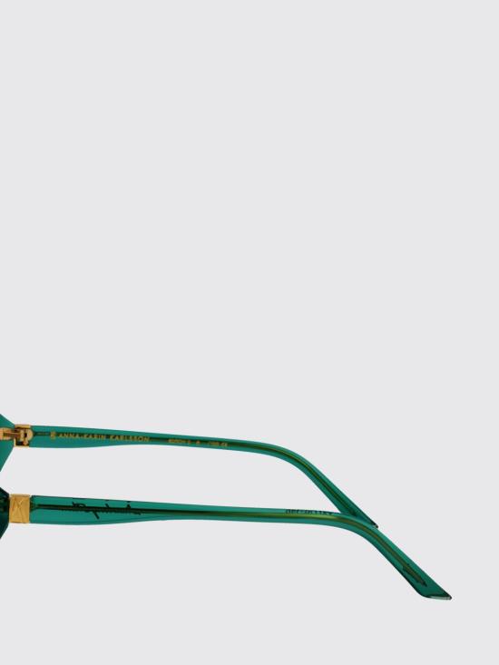 25FW 안나 카린 클라슨 선글라스 STRAWBERRY MOON Caramel Emerald Green - ANNA KARIN KARLSSON