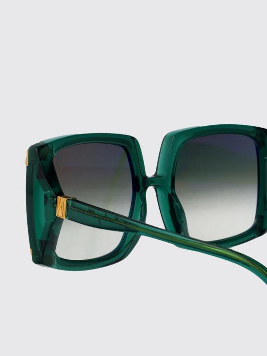 25FW 안나 카린 클라슨 선글라스 STRAWBERRY MOON Caramel Emerald Green - ANNA KARIN KARLSSON