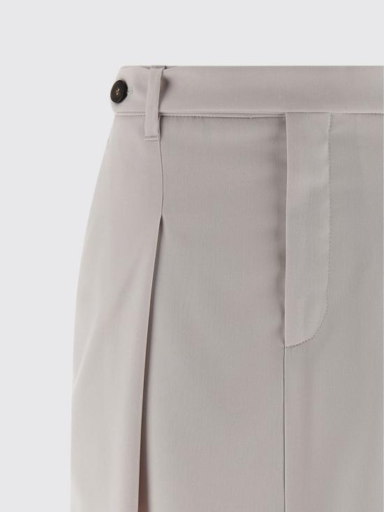 25FW 브루넬로 쿠치넬리 스커트 MG513G3841 C4239 White - BRUNELLO CUCINELLI