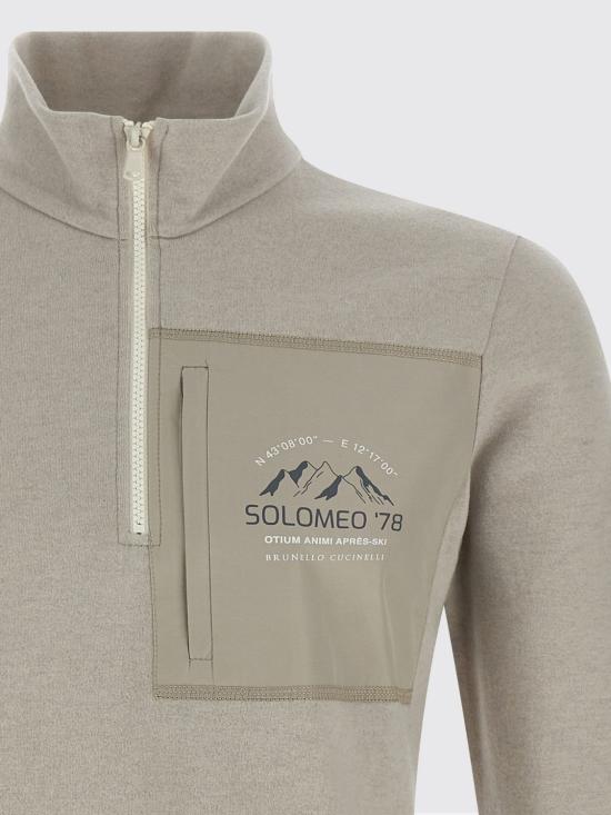 25FW 브루넬로 쿠치넬리 터틀넥 MM840VG104 C9146 Beige - BRUNELLO CUCINELLI