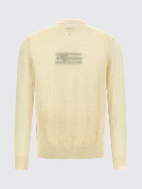 25FW MM6 메종마르지엘라 스웨터 SH0HL0033M13134 103 Beige - MM6 MAISON MARGIELA