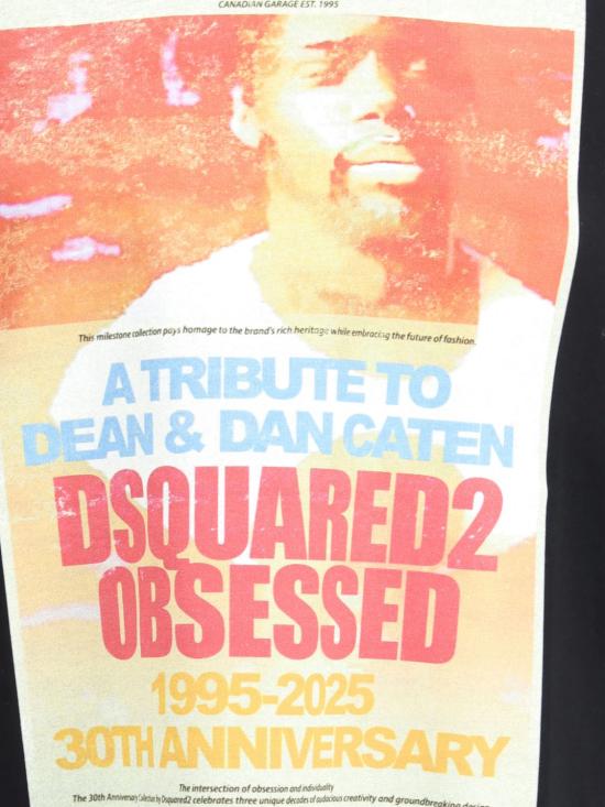 25FW 디스퀘어드2 반팔 티셔츠 S71GD1587D20020 900 Black - DSQUARED2