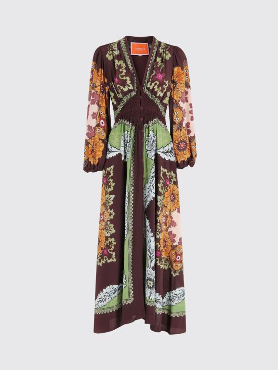 25FW 라 더블제이 롱 원피스 DRE0720CRE002BOU01 RE07 Burgundy