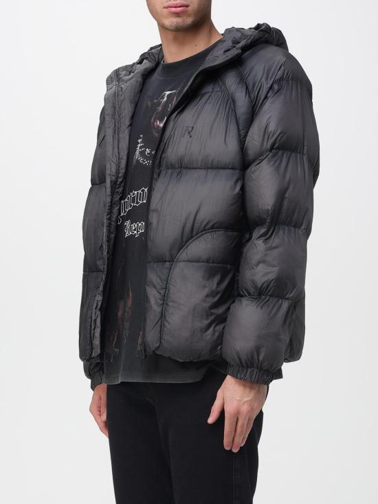 25FW 리프레젠트 숏패딩 MLM100120 WASHEDBLAC Black - REPRESENT