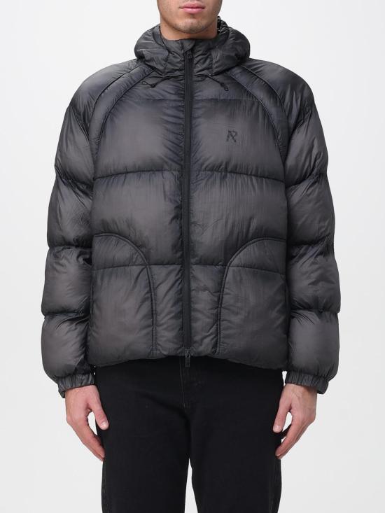 25FW 리프레젠트 숏패딩 MLM100120 WASHEDBLAC Black