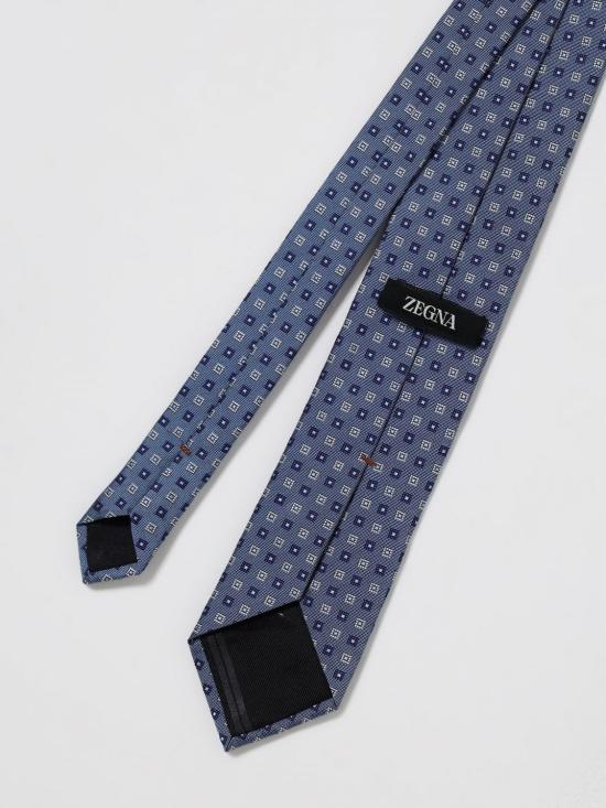 25FW 에르메네질도제냐 넥타이 1P8Z2D04TA2 438 Gnawed Blue - ERMENEGILDO ZEGNA