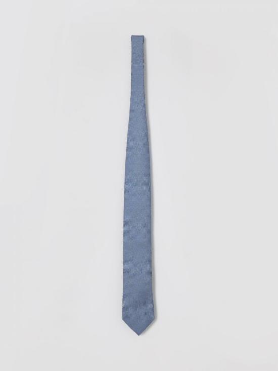 25FW 에르메네질도제냐 넥타이 1P8Z2W04TA2 438 Gnawed Blue