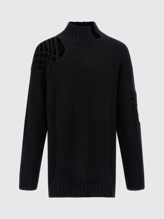 25FW 요지 야마모토 스웨터 HLK13189 2 Black