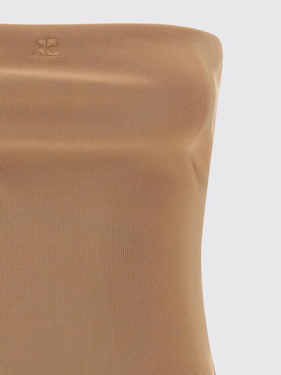 25FW 쿠레쥬 탑 425JBD161JS0256 1019 Beige - COURREGES