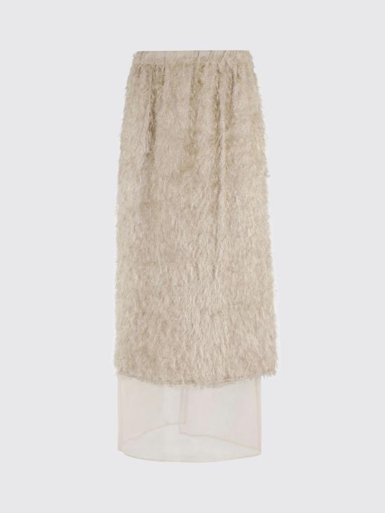 25FW 알리지 롱 스커트 165031A5206 MANDORLA Brown