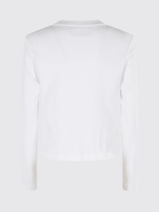 25FW 에리카 카발리니 반팔 티셔츠 P5WW26 A01RI White - ERIKA CAVALLINI