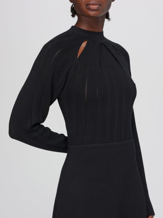 25FW 보스 롱 원피스 50547906 001 Black - BOSS