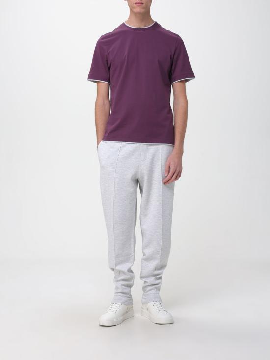 25FW 브루넬로 쿠치넬리 트레이닝/조거 팬츠 MM8313263G C1250 Grey - BRUNELLO CUCINELLI