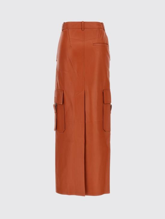 25FW 짐머만 롱 스커트 0726SF241 SPIC Orange - ZIMMERMANN