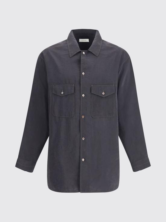 25FW 르메르 셔츠 SH1202LF1308 BK999 Black