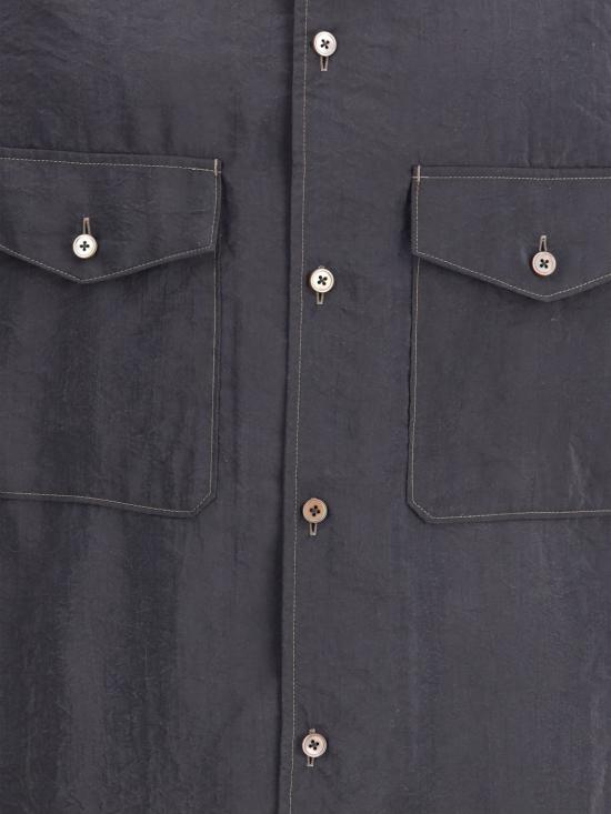 25FW 르메르 셔츠 SH1202LF1308 BK999 Black - LEMAIRE