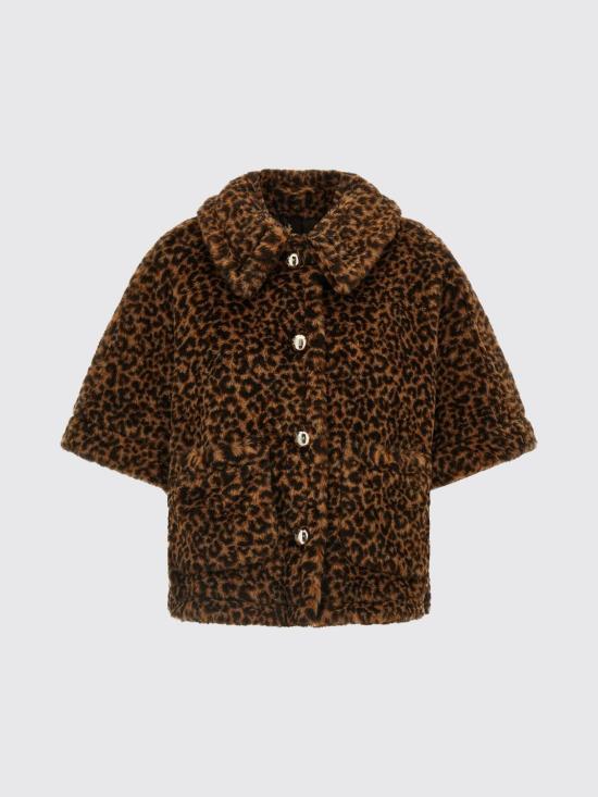 25FW 막스마라 레오파드 패턴 재킷 2524736072600 001 Brown