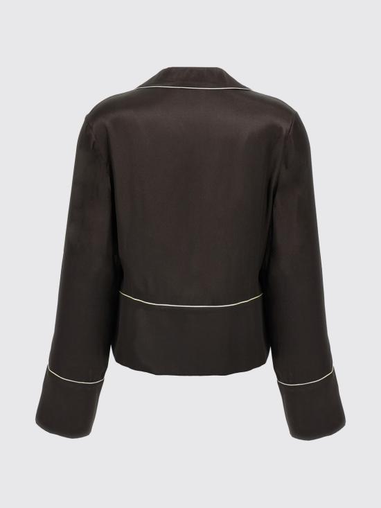 25FW 오프화이트 셔츠 OWGE028S25FAB001 6G14 Black - OFF WHITE