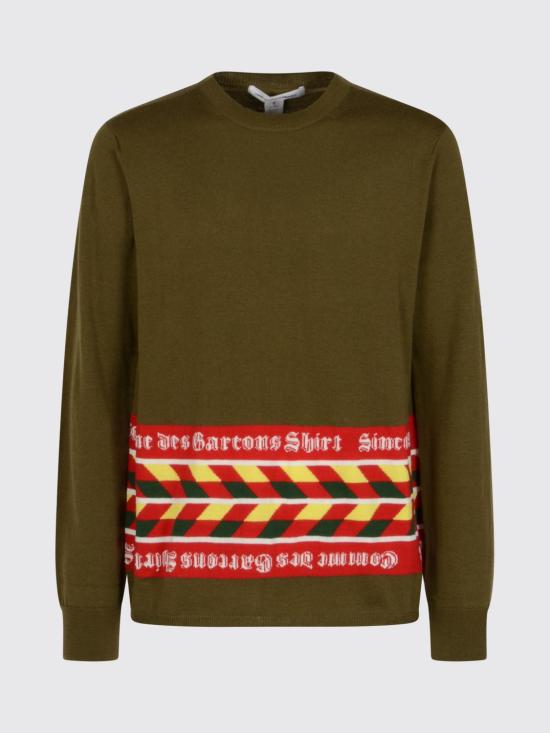 25FW 꼼데가르송 스웨터 N002W25 4 White