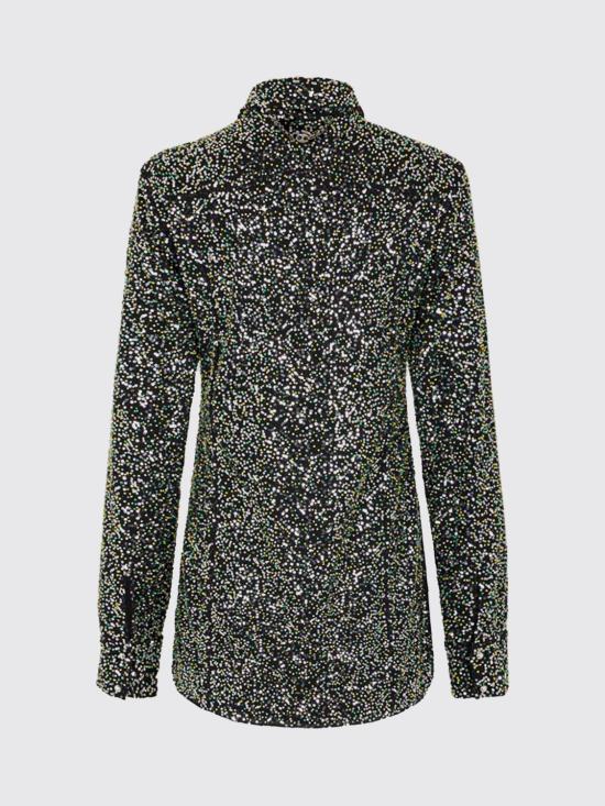 25FW 파코라반 블라우스 25HCTO199PO0401 P001 Black - PACO RABANNE