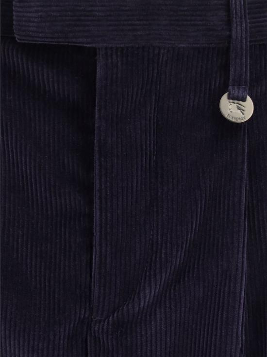 25FW 버버리 코듀로이 팬츠  8116898 Blue - BURBERRY