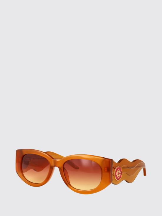 25FW 카사블랑카 선글라스 EW 020 02 ORANGE YELLOW GOLD SUNSET GRAD Orange