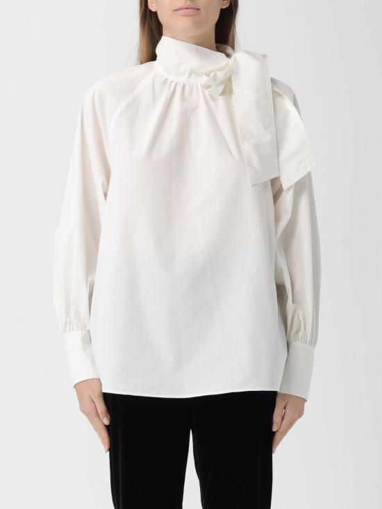 25FW 위켄드막스마라 블라우스 2525116013600 001 White