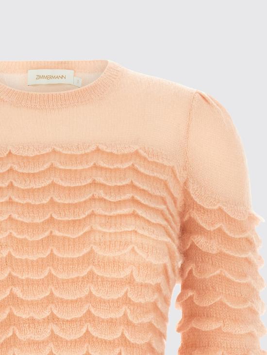 25FW 짐머만 스웨터 8211TF251 LPI Pink - ZIMMERMANN