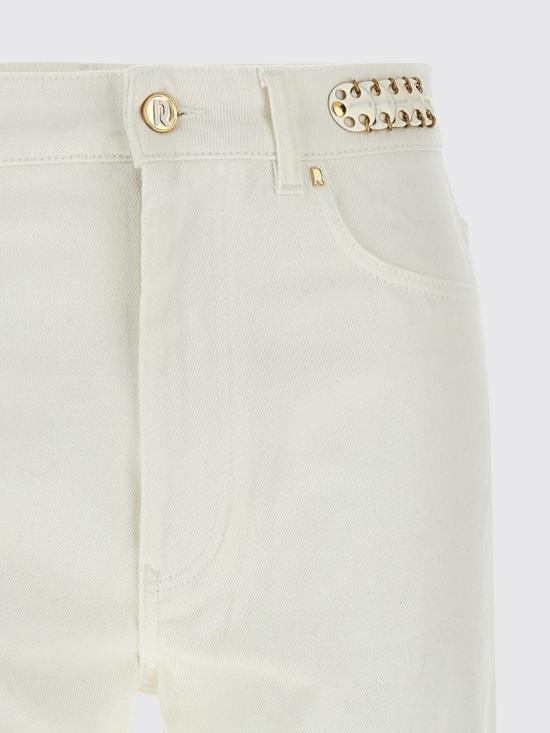 25FW 파코라반 데님 팬츠 24FCPA245CO0526 P170 White - PACO RABANNE