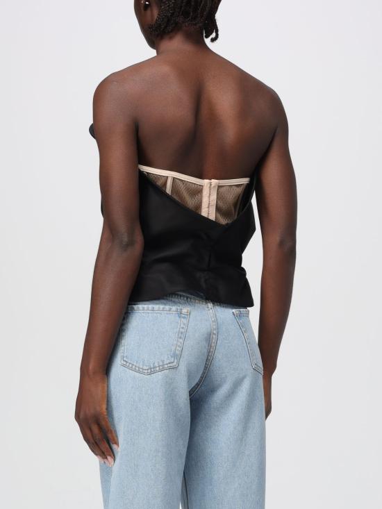 25FW 마그다뷰트림 민소매 티셔츠 230725 Black - MAGDA BUTRYM