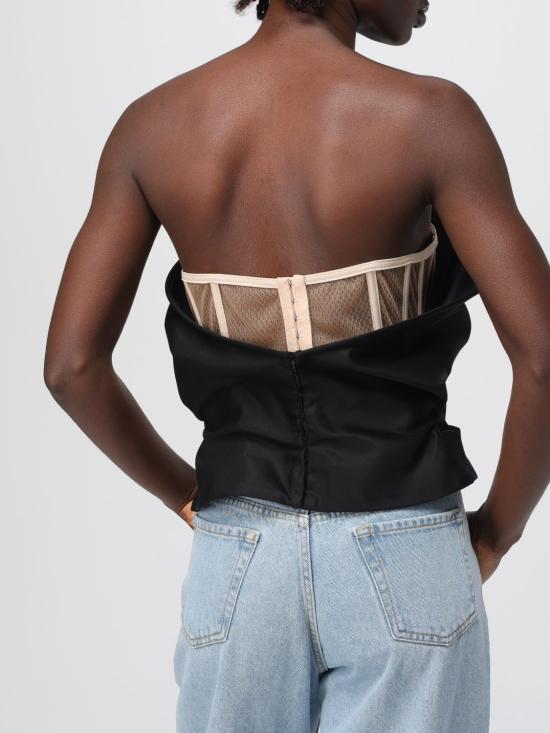 25FW 마그다뷰트림 민소매 티셔츠 230725 Black - MAGDA BUTRYM