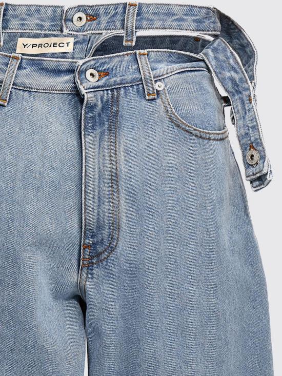 25FW 와이프로젝트 데님 팬츠 207PA007 EVERGREENICE Blue - Y PROJECT